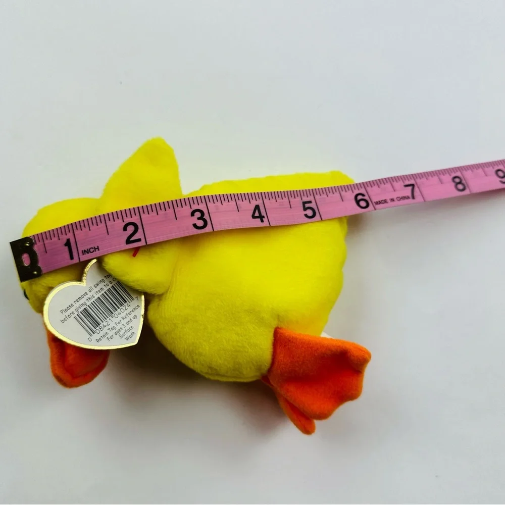 TY Beanie Babies Quackers The Duck Plush Stuffed Animal